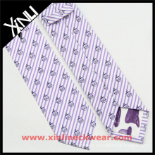 Corbata famosa de seda de encargo al por mayor de lujo de la marca del 100% chino al por mayor